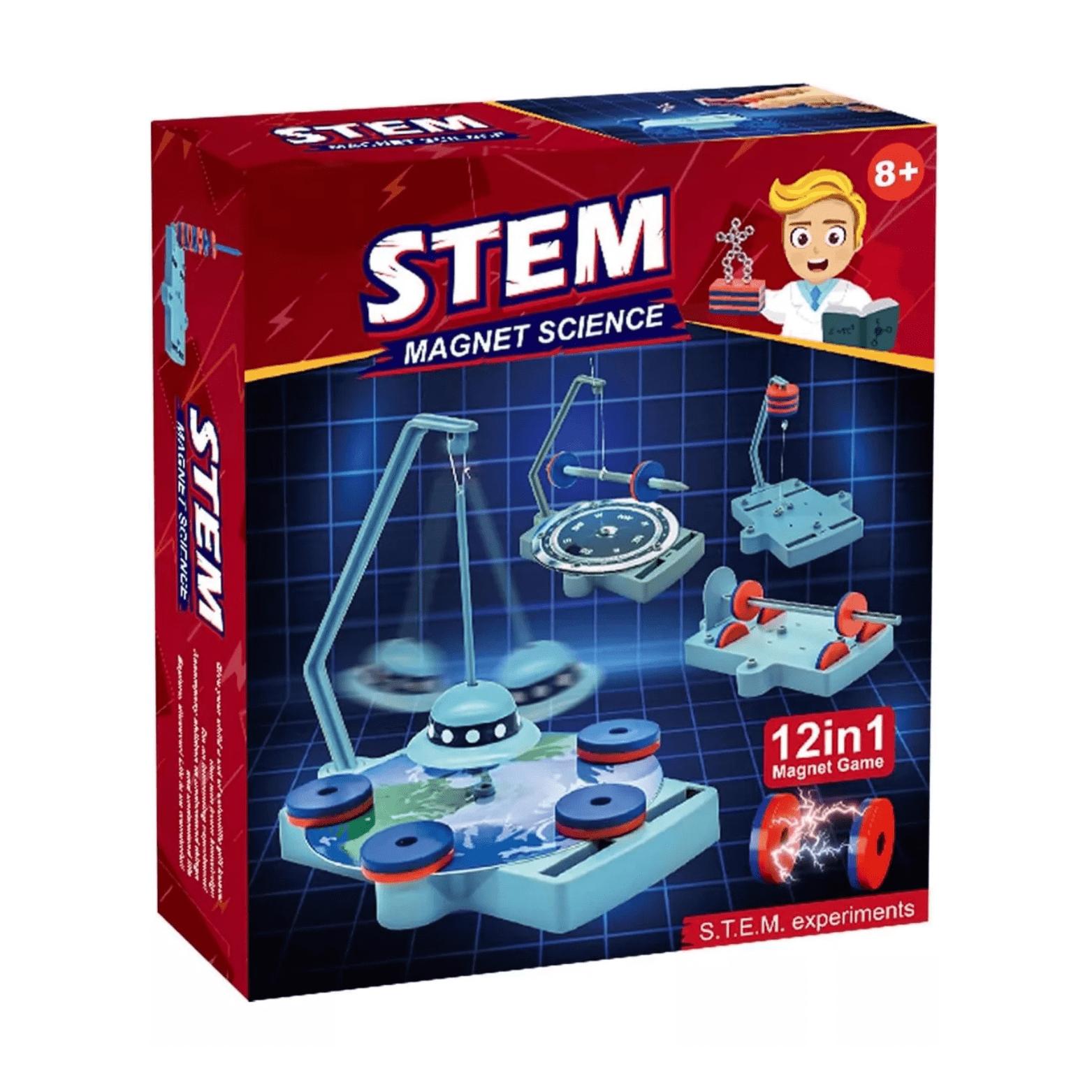 Juego Didáctico Imanes Experimento Ciencia 2 En 1 Educativo - Martina Baby & Kids